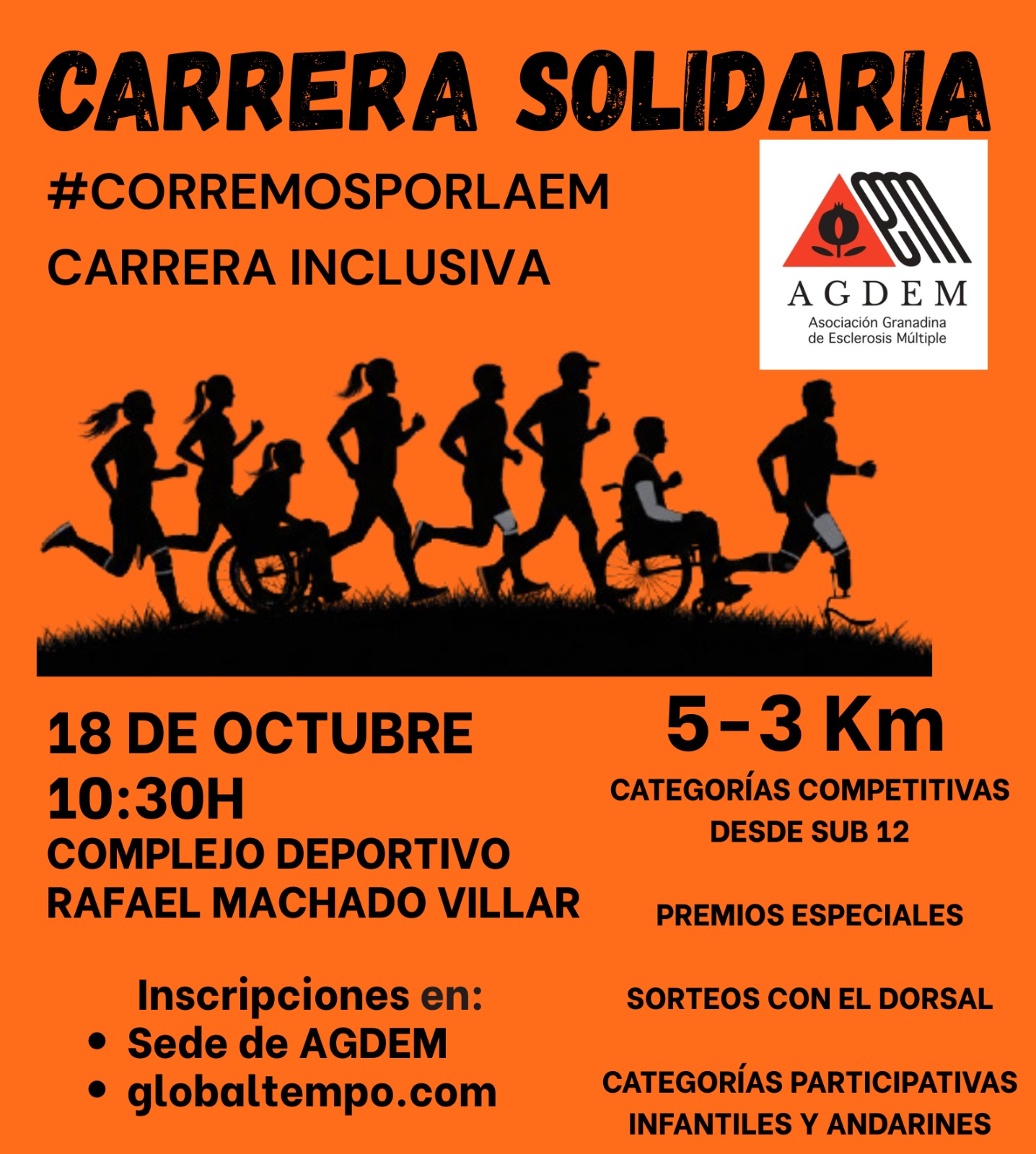 CARRERA SOLIDARIA #CORREMOSPORLAEM 2026